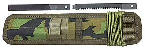 Mikov Pouzdro Camo pro nůž Uton s pilkou, pilníkem a šňůrou