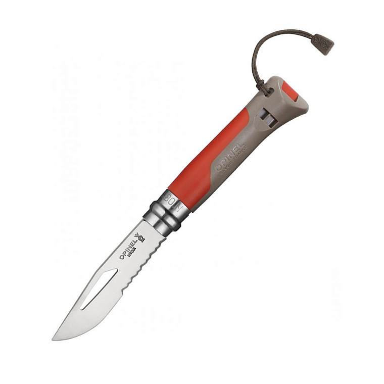 Opinel 08 Couteau OutDoor Red