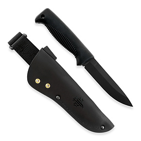 Peltonen Knives M07 Ranger Puukko Black Kožené Pravoruké pouzdro