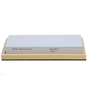 Pride Abrasive Inc. Water Stone 6000/10000 Grit Wood Box
