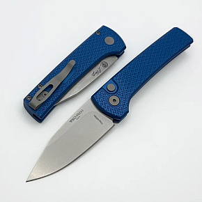 Pro Tech Scapegoat Blue Ramon Chavez Design Alu Handle MagnaMax Blade