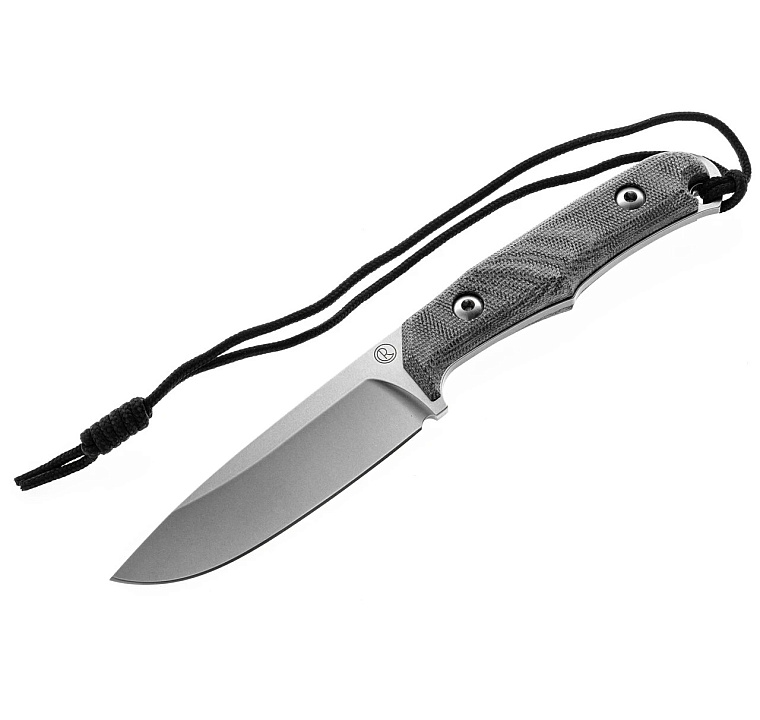 Chris Reeve Knives Backpacker Drop Point Canvas Micarta Black