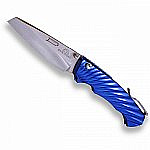 Rockstead RYO H-ZDP Blue Handle Folder