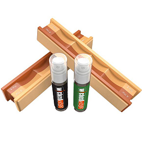 Wicked Edge 4 and 2 Micron Diamond Emulsion Leather Strop Pack