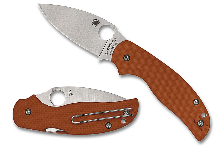 Spyderco Sage 5 Burnt Orange G-10 REX121