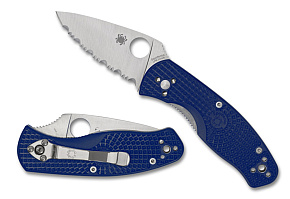 Spyderco Persistence FRN Blue Serrated S35VN
