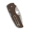 Spyderco Lil Native Brown CPM-15V Sprint Run