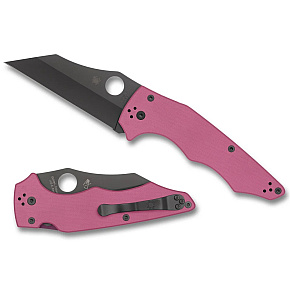 Spyderco Yojumbo Pink Plain S30V Blade Sprint Run