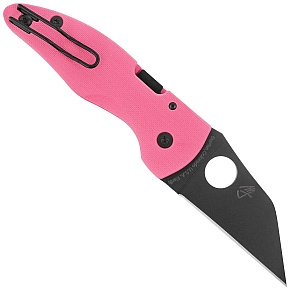 Spyderco Microjimbo Pink Plain S30V Blade Sprint Run
