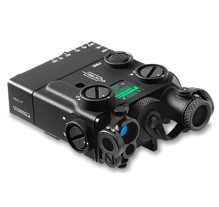 Steiner DBAL-A3 Dual Beam Aiming Laser and IR Iluminator MIL-SPEC Type III Hardcoat