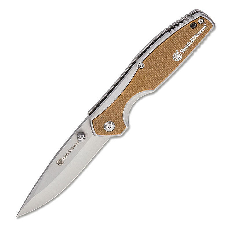 Smith & Wesson Cleft Linerlock TAN
