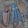 UZI Throwing Knives Black