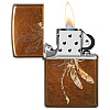 Zippo Polygon Dragonfly Gold Design