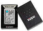 Zippo Wolf Pack & Moon Emblem Lighter