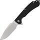 Daggerr Knives Fielder Black Handle Stonewash - 1/4