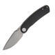 Kubey Momentum Black Linerlock Folder - 1/4