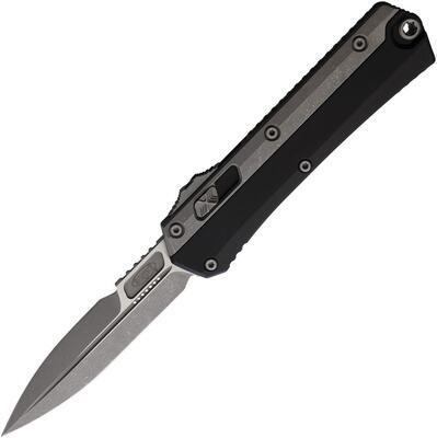 Microtech Glykone Bayonet Apocalyptic Overlay Nickel/Boron Internals - 1