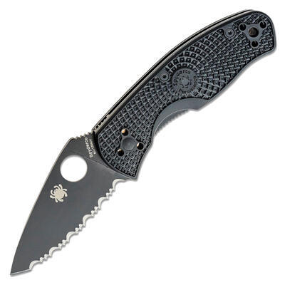 Spyderco Persistence FRN Serrated All Black - 1