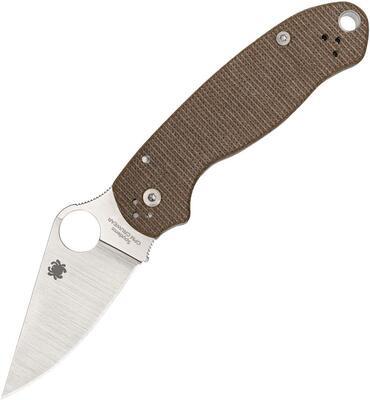 Spyderco Para 3 Micarta/Cru-Wear C223MPCW - 1