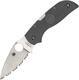 Spyderco Chaparral Gray FRN Serrated CTS-XHP  Blade - 1/2