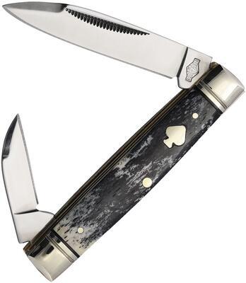 Rough Rider Spades Black Appaloosa Small Doubleblade - 1