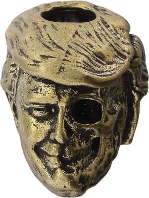 Coeburn Tool Trump Head/Skull Brass Bead - 1