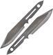 Smith & Wesson Bullseye 8" Throwing Knife Blacked 3 Piece Set - 1/2