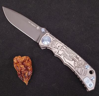 Spartan Blades Spartan Harsey Folder Memento Mori Magnacut - 1