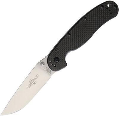 Ontario RAT-1 Carbon Fieber Satin Blade - 1