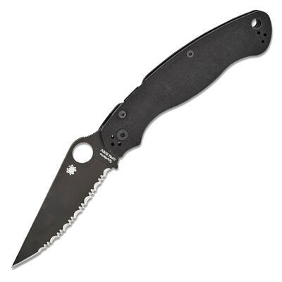 Spyderco Military 2 S30V Serrated Black Blade - 1