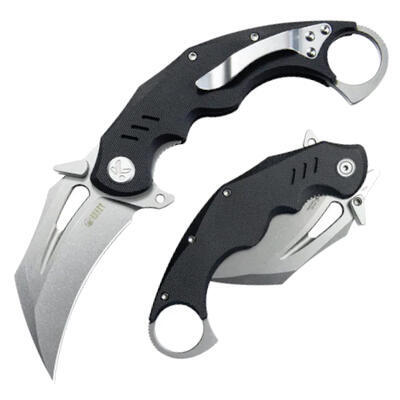 Kubey Wrath Folding Carambit Black - 1