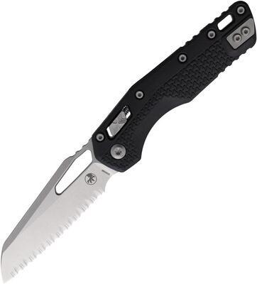 Microtech MSI S/E Tri-Grip Black Handle Full Serrated - 1