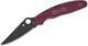 Spyderco Police 4 Burgundy Sprint Run - 1/3