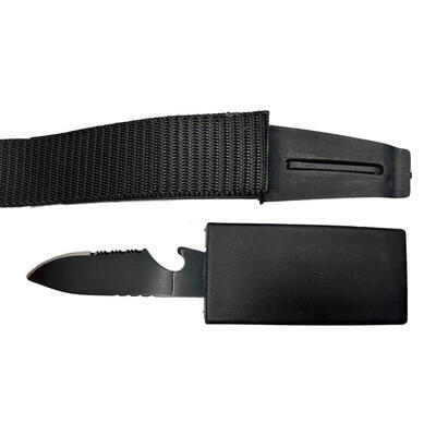 Street Wise Black Belt With Concealed  Knife - 2