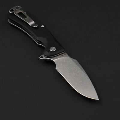 Daggerr Knives Fielder Black Handle Stonewash - 2