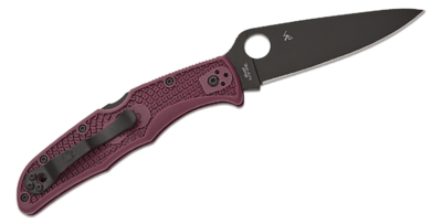 Spyderco Endura 4 Burgundy Sprint Run - 2