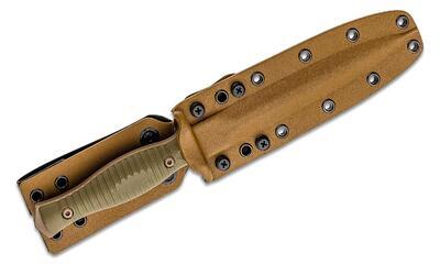 Spartan Blades V-14 Dagger FDE Blade Green Handle Tan Kydex Sheath - 2