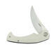 Kubey Scimitar White Linerlock - 2/4