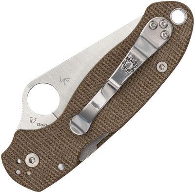 Spyderco Para 3 Micarta/Cru-Wear C223MPCW - 2