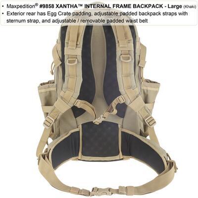 Maxpedition Xantha Internal Frame Backpack Khaki-Foliage - 2