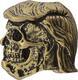 Coeburn Tool Trump Head/Skull Brass Bead - 2/3