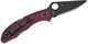 Spyderco Delica 4 Burgundy Sprint Run - 2/3