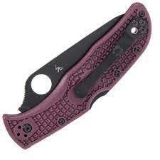 Spyderco Endela Burgundy Sprint Run - 2