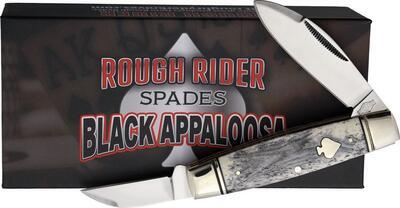 Rough Rider Spades Black Appaloosa Double Blade - 2