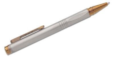 Spartan Blades Pen Graphite Titanium Bronze Hardware - 2