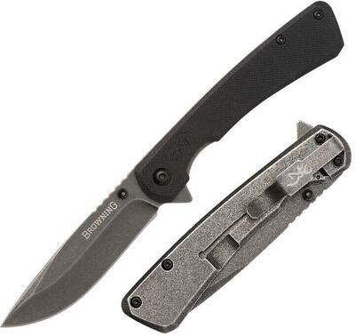 Browning Branded Rock Linerlock Folder - 2