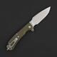 Daggerr Knives Fielder Olive Handle Stonewash - 2/4