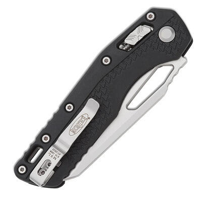 Microtech MSI S/E Tri-Grip Black Handle Full Serrated - 2