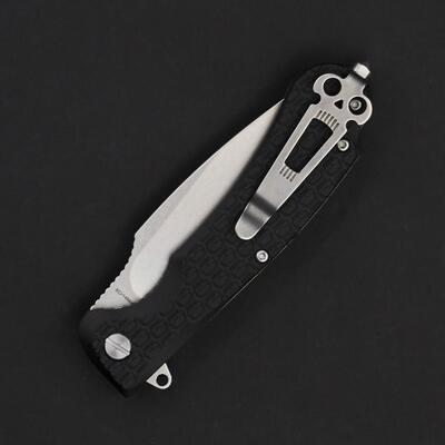 Daggerr Knives Fielder Black Handle Stonewash - 3