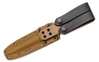 Spartan Blades V-14 Dagger FDE Blade Green Handle Tan Kydex Sheath - 3